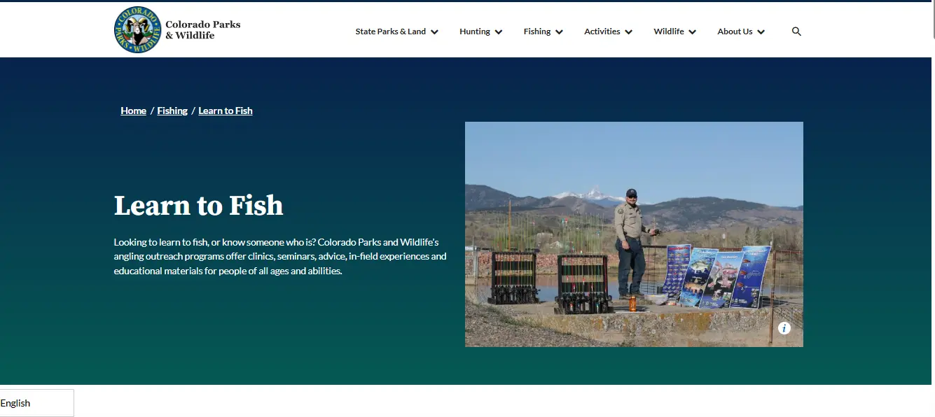 Screenshot guide showing the official Colorado Parks and Wildlife Barker Reservoir fishing rules for Boulder County
