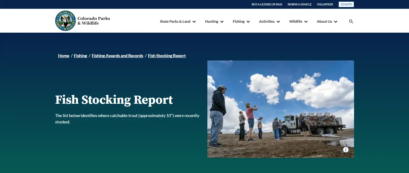 Screenshot guide showing the official U.S. Forest Service Clear Lake Campground access page near Georgetown Colorado