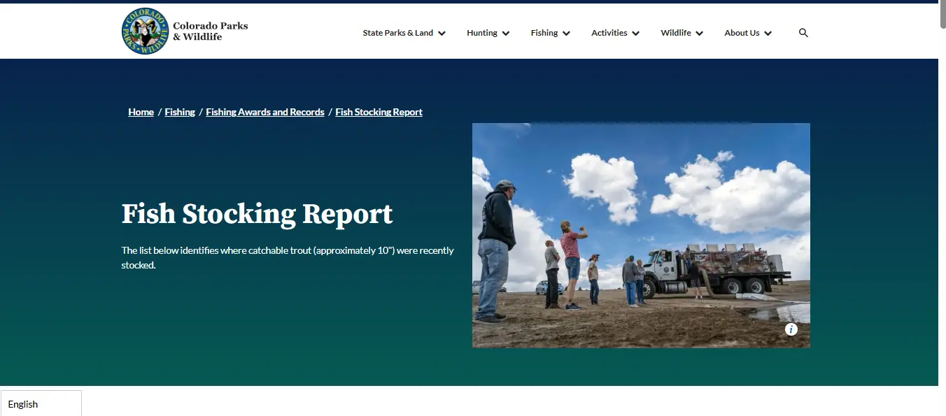 Screenshot guide showing the official Colorado Parks and Wildlife Tarryall Reservoir SWA access requirements, boating hours and restrictions page